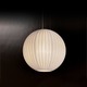 Shanghai Round Pendant - Brushed Nickel / Sheer Pearl Shanghai Round Pendant - Brushed Nickel / Sheer Pearl