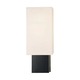 Finestra Wall Sconce - Espresso / Off White