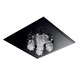 Subzero Ceiling Flush Mount - Chrome / Crystal