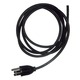 Plug and Cord - Black / 