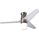 Velo Hugger Fan W / Light - Brushed Nickel / 