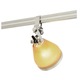 Monorail Vespa Head With S3 Glass Shade - Satin Nickel / Amber Monorail Vespa Head With S3 Glass Shade - Satin Nickel / Amber