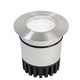 Sun3 Round 47 Degree LED Wall / Floor Recessed - Satin Aluminum / 