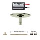 Monorail 60W Surface Mount LED Kit 1 Inch Drop - Satin Nickel / 