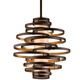 Vertigo Suspension - Bronze with Gold Leaf / Caramel Ice