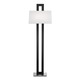 Otto Floor Lamp - Satin Nickel/Black / White Otto Floor Lamp - Satin Nickel/Black / White