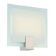 Dakota Square Wall Sconce - Satin Nickel / Etched Glass Dakota Square Wall Sconce - Satin Nickel / Etched Glass