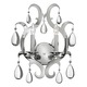 Xanadu Wall Sconce - Polished Stainless Steel / Crystal