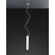 Tub 1L Pendant - Satin Nickel / White