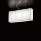Vanity S1 Suspension - Brushed Nickel / White