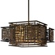 Shoji Square Suspension - Bonsai Bronze / Textured Pearl Shoji Square Suspension - Bonsai Bronze / Textured Pearl