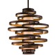 Vertigo Suspension - Bronze with Gold Leaf / Caramel Ice
