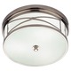 Chase Ceiling Flush Mount - Polished Nickel / Frost White Chase Ceiling Flush Mount - Polished Nickel / Frost White