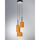 Spillray Triple Suspension - Polished Chrome / Orange Spillray Triple Suspension - Polished Chrome / Orange