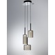 Spillray Triple Suspension - Polished Chrome / Grey Spillray Triple Suspension - Polished Chrome / Grey
