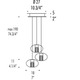 Fairy Geoid 3 Light Suspension -  / 