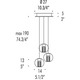 Fairy Sphere 3 Light Suspension - /