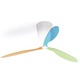 Blow Ceiling Fan - White / Multicolor Blow Ceiling Fan - White / Multicolor