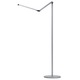 Z-Bar LED Cool White Floor Lamp - Silver / 