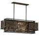 Shoji Linear Suspension - Bonsai Bronze / Textured Pearl