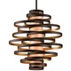 Vertigo Suspension - Bronze with Gold Leaf / Caramel Ice
