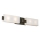 Kisdon Bath Bar - Antique Bronze / White