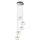 Fairy 5 Geoid Pendant Suspension - Polished Chrome / Crystal Fairy 5 Geoid Pendant Suspension - Polished Chrome / Crystal