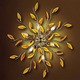 Astre P-PL 6 Wall / Ceiling Mount - Polished Gold / Amber Astre P-PL 6 Wall / Ceiling Mount - Polished Gold / Amber