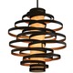 Vertigo Suspension - Bronze with Gold Leaf / Caramel Ice