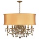 Brentwood Chandelier - Olde Brass / Harvest Gold
