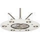 Cumulos Ceiling Fan - Pewter / Frosted Cumulos Ceiling Fan - Pewter / Frosted