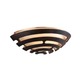 Tango LED Wall Sconce - Textured Bronze with Warm Silver Leaf Tango LED Wall Sconce - Textured Bronze with Warm Silver Leaf /