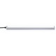 Light Channel Surface Mount Clear Lens - Satin Aluminum / Clear Lens