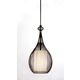 Paavo Pendant - Matte Black / White