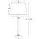 Bruno Adjustable Column Table Lamp - /