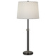 Bruno Adjustable Column Table Lamp - Lead Bronze / Fondine Bruno Adjustable Column Table Lamp - Lead Bronze / Fondine