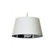 Mistral Fan W / Light - Chrome / Off White Mistral Fan W / Light - Chrome / Off White