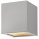 Kube Outdoor Ceiling Flush Mount - Titanium / Etched Glass Kube Outdoor Ceiling Flush Mount - Titanium / Etched Glass