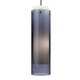 Echo Grande Pendant - Satin Nickel / Steel Blue Echo Grande Pendant - Satin Nickel / Steel Blue