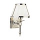 Chase Wall Sconce - Polished Nickel / Swan White Chase Wall Sconce - Polished Nickel / Swan White