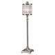 Cordelia Buffet Table Lamp - Silver / Clear