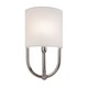 Intermezzo Wall Sconce - Polished Nickel / Off White Intermezzo Wall Sconce - Polished Nickel / Off White