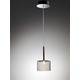 Spillray Single Pendant - Polished Chrome / Grey