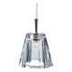 Scintillio Cone Pendant - Chrome / Clear Scintillio Cone Pendant - Chrome / Clear