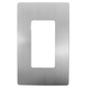 Claro 1 Gang Wall Plate - Stainless Steel Claro 1 Gang Wall Plate - Stainless Steel /