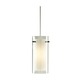 Tubolaire Pendant - Matte Satin Nickel / Clear / Frost Tubolaire Pendant - Matte Satin Nickel / Clear / Frost