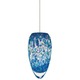 FJ Sam Pendant - Satin Nickel / Blue-Green