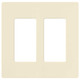 Claro 2 Gang Wall Plate Claro 2 Gang Wall Plate