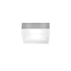 90 Square Ceiling Flush Mount - Satin Nickel / Frost 90 Square Ceiling Flush Mount - Satin Nickel / Frost