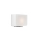 Colfax Wall Sconce - Satin Nickel / White